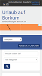 Mobile Screenshot of ferienwohnungen-borkum.net
